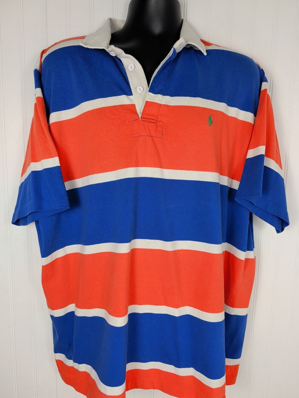 Polo by Ralph Lauren Striped Rugby Polo Shirt XL